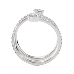 1 3/8 ctw Round Lab Grown Diamond Ring