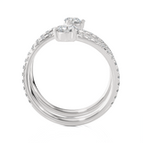 1 3/8 ctw Round Lab Grown Diamond Ring