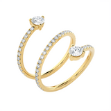 1 3/8 ctw Round Lab Grown Diamond Ring