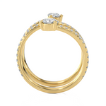 1 3/8 ctw Round Lab Grown Diamond Ring