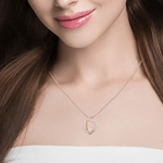 3/4  ctw Round Lab Grown Diamond Fashion Pendant