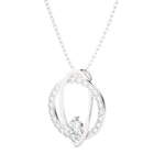3/4  ctw Round Lab Grown Diamond Fashion Pendant
