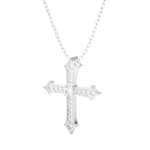1/3  ctw Round Lab Grown Diamond Cross Pendant