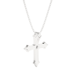 1/3  ctw Round Lab Grown Diamond Cross Pendant