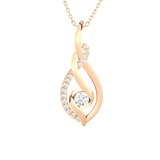 1/4  ctw Round Lab Grown Diamond Fashion Pendant