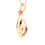 1/4  ctw Round Lab Grown Diamond Fashion Pendant