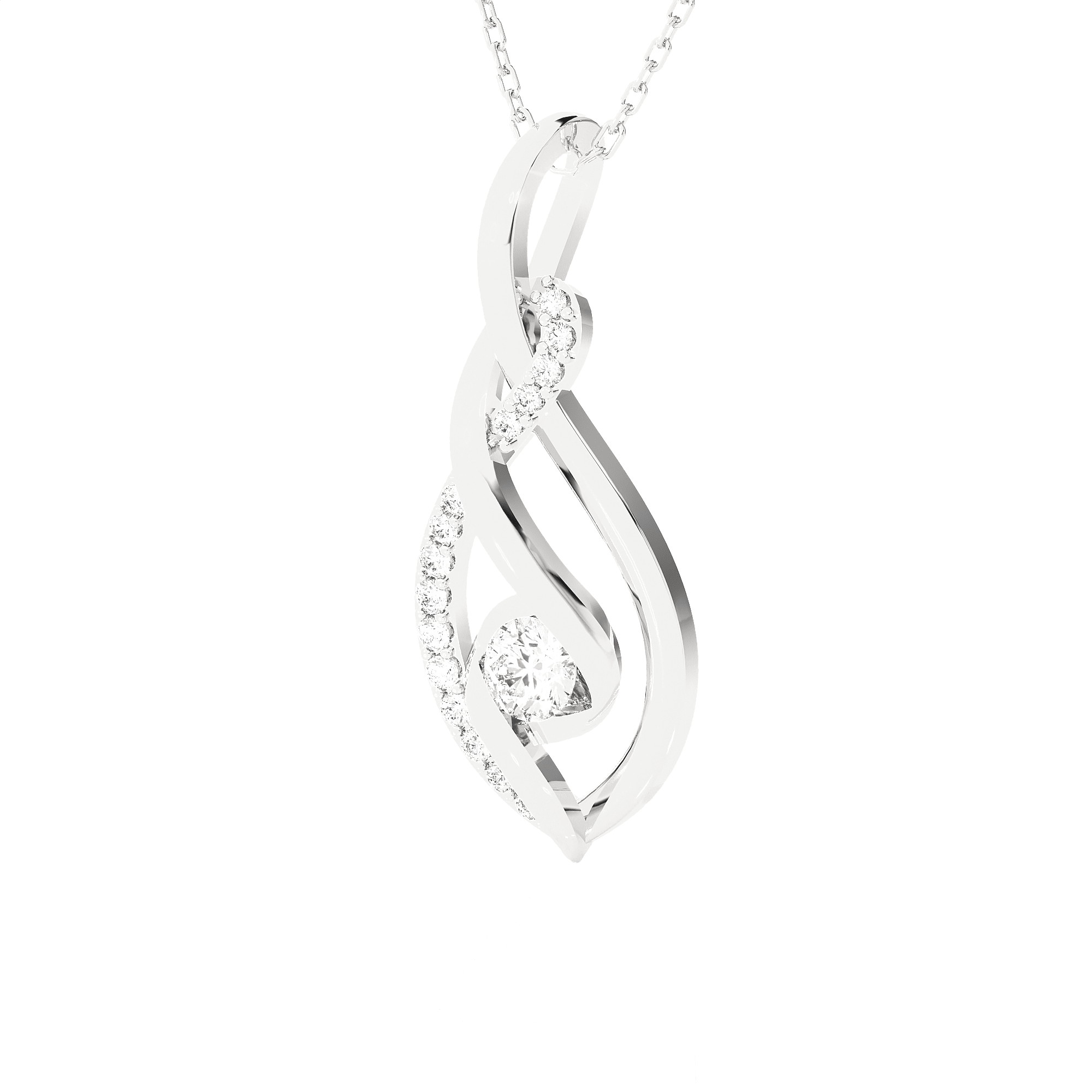 1/4  ctw Round Lab Grown Diamond Fashion Pendant
