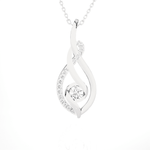 1/4  ctw Round Lab Grown Diamond Fashion Pendant