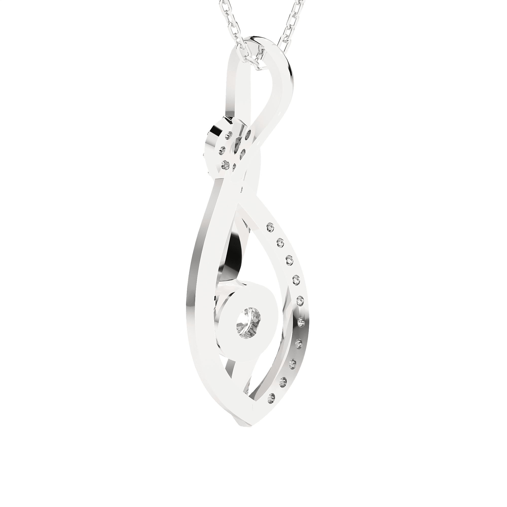 1/4  ctw Round Lab Grown Diamond Fashion Pendant