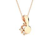 1  ctw Round Lab Grown Diamond Solitaire Pendant