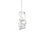 1  ctw Round Lab Grown Diamond Solitaire Pendant