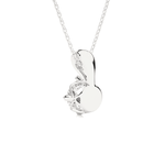 1  ctw Round Lab Grown Diamond Solitaire Pendant