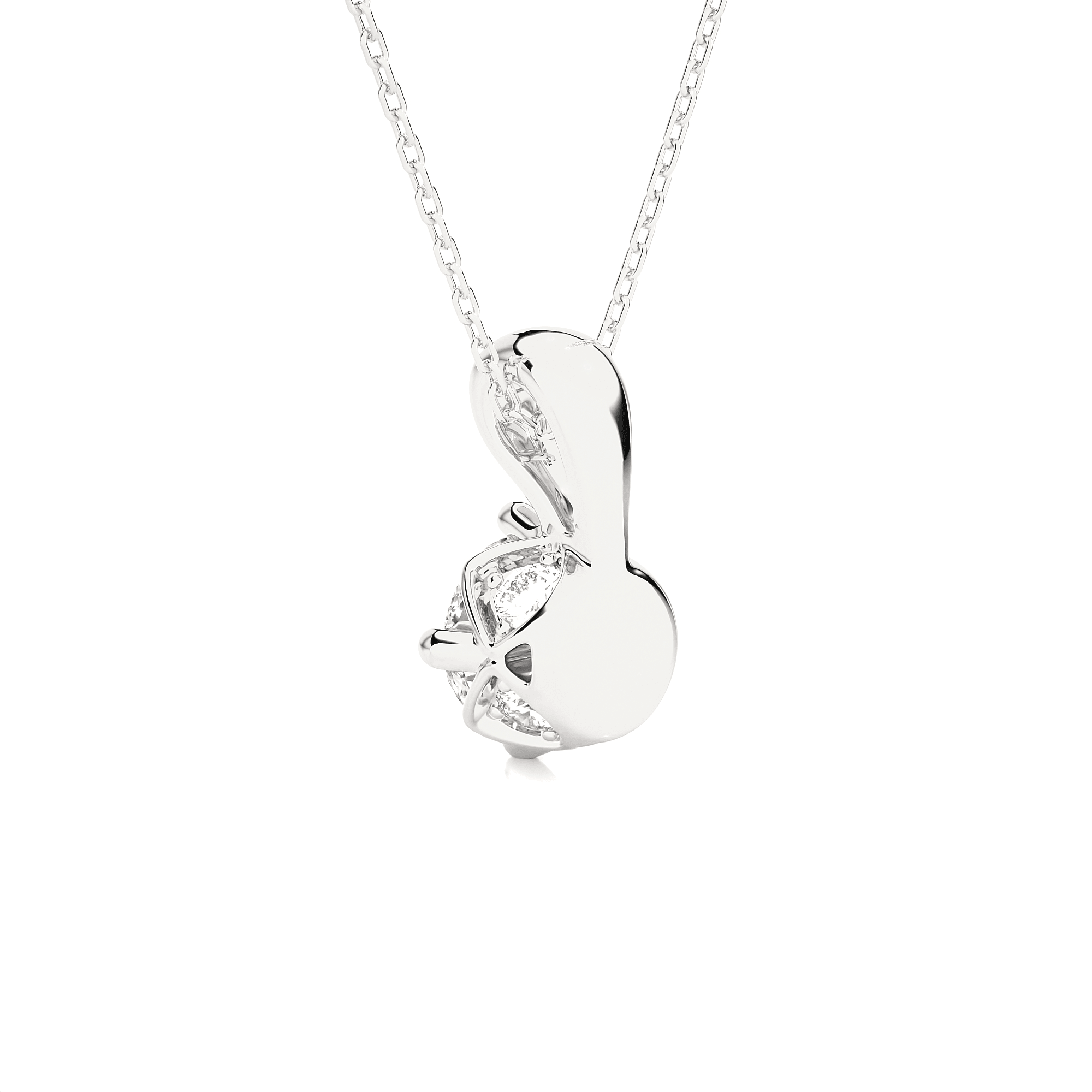 1  ctw Round Lab Grown Diamond Solitaire Pendant