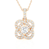 3/4  ctw Round Lab Grown Diamond Fashion Pendant