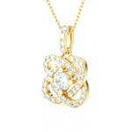 3/4  ctw Round Lab Grown Diamond Fashion Pendant