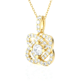 3/4  ctw Round Lab Grown Diamond Fashion Pendant