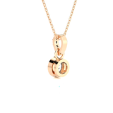 1/2  ctw Round Lab Grown Diamond Solitaire Pendant