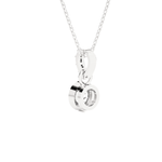 1/2  ctw Round Lab Grown Diamond Solitaire Pendant