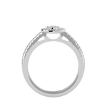 1 ctw Marquise Lab Grown Diamond Halo Engagement Ring