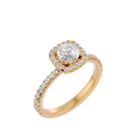 1 7/8 ctw Round Lab Grown Diamond Halo Engagement Ring