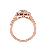 2 5/8 ctw Round Lab Grown Diamond Halo Engagement Ring