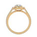 1 7/8 ctw Round Lab Grown Diamond Halo Engagement Ring