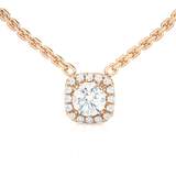 3/4  ctw Round Lab Grown Diamond Solitaire Pendant