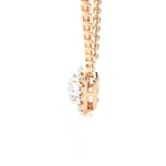 3/4  ctw Round Lab Grown Diamond Solitaire Pendant