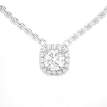 3/4  ctw Round Lab Grown Diamond Solitaire Pendant