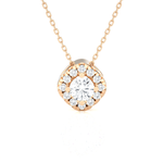 1/2  ctw Round Lab Grown Diamond Solitaire Pendant