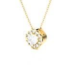 1/2  ctw Round Lab Grown Diamond Solitaire Pendant