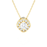 1/2  ctw Round Lab Grown Diamond Solitaire Pendant