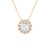 1/2  ctw Round Lab Grown Diamond Solitaire Pendant