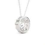 1 7/8  ctw Round Lab Grown Diamond Solitaire Pendant