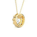 1 7/8  ctw Round Lab Grown Diamond Solitaire Pendant