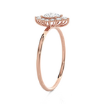 3/4 ctw Round Lab Grown Diamond Ring