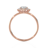 3/4 ctw Round Lab Grown Diamond Ring