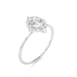 3/4 ctw Round Lab Grown Diamond Ring