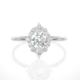 3/4 ctw Round Lab Grown Diamond Ring