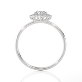 3/4 ctw Round Lab Grown Diamond Ring
