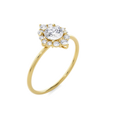 3/4 ctw Round Lab Grown Diamond Ring