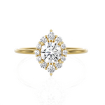 3/4 ctw Round Lab Grown Diamond Ring