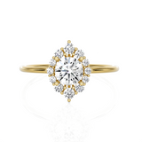3/4 ctw Round Lab Grown Diamond Ring