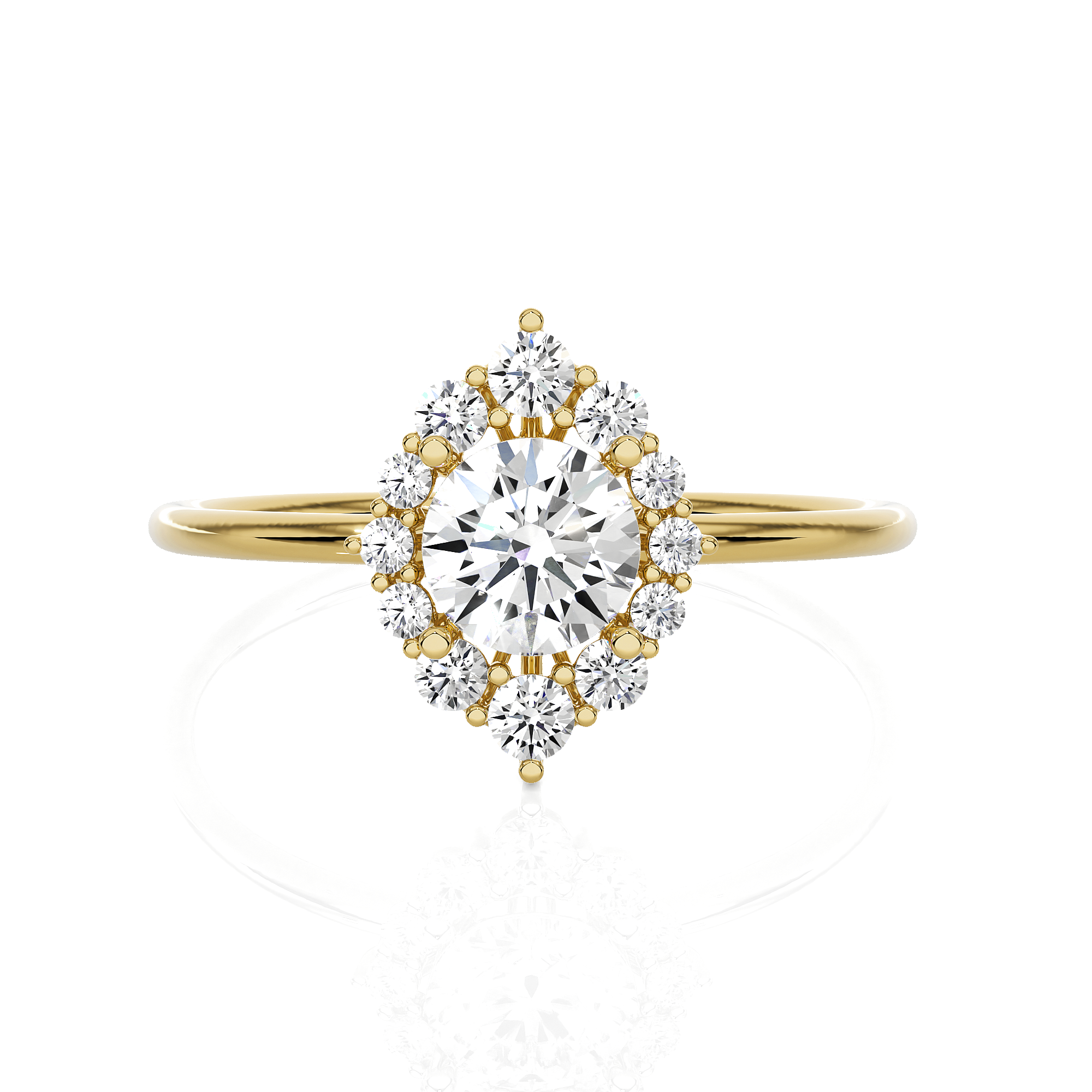 3/4 ctw Round Lab Grown Diamond Ring