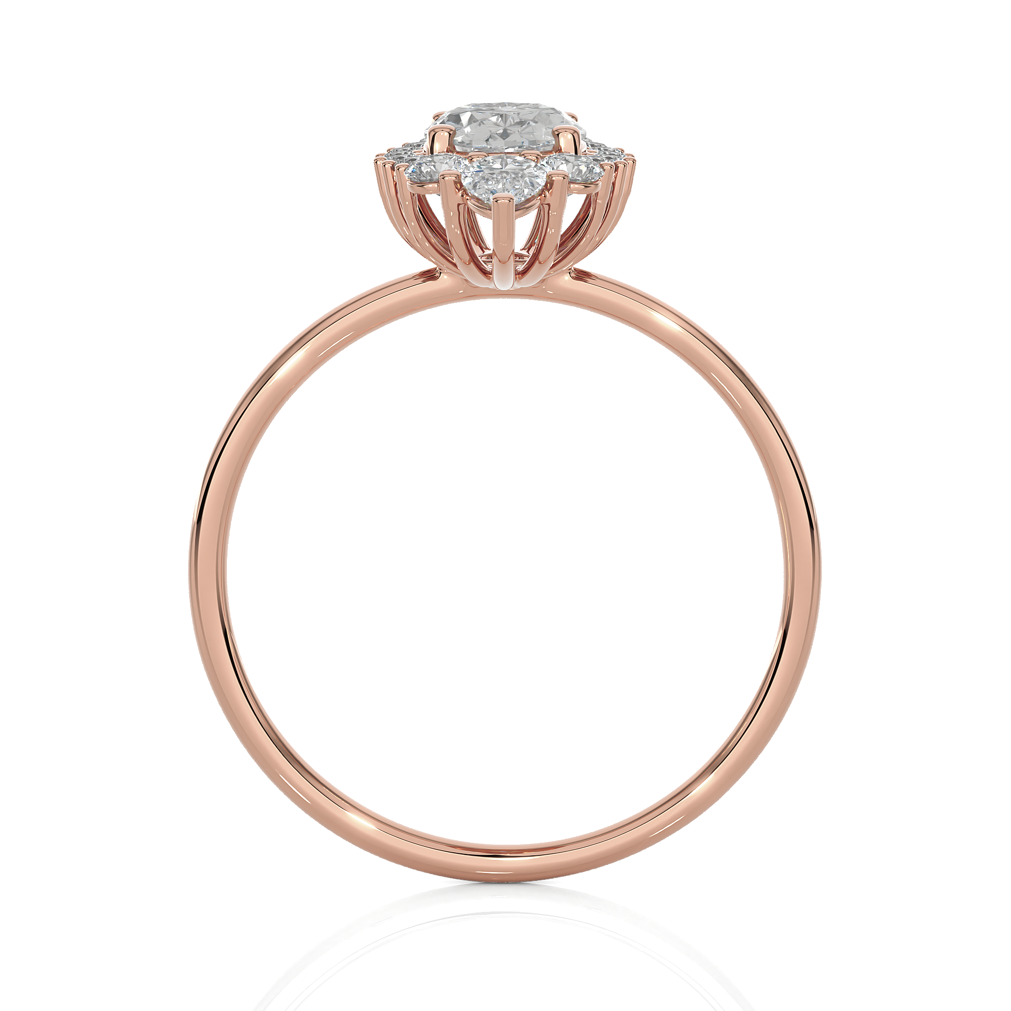 1 1/3 ctw Round Lab Grown Diamond Ring