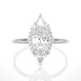 1 1/3 ctw Round Lab Grown Diamond Ring