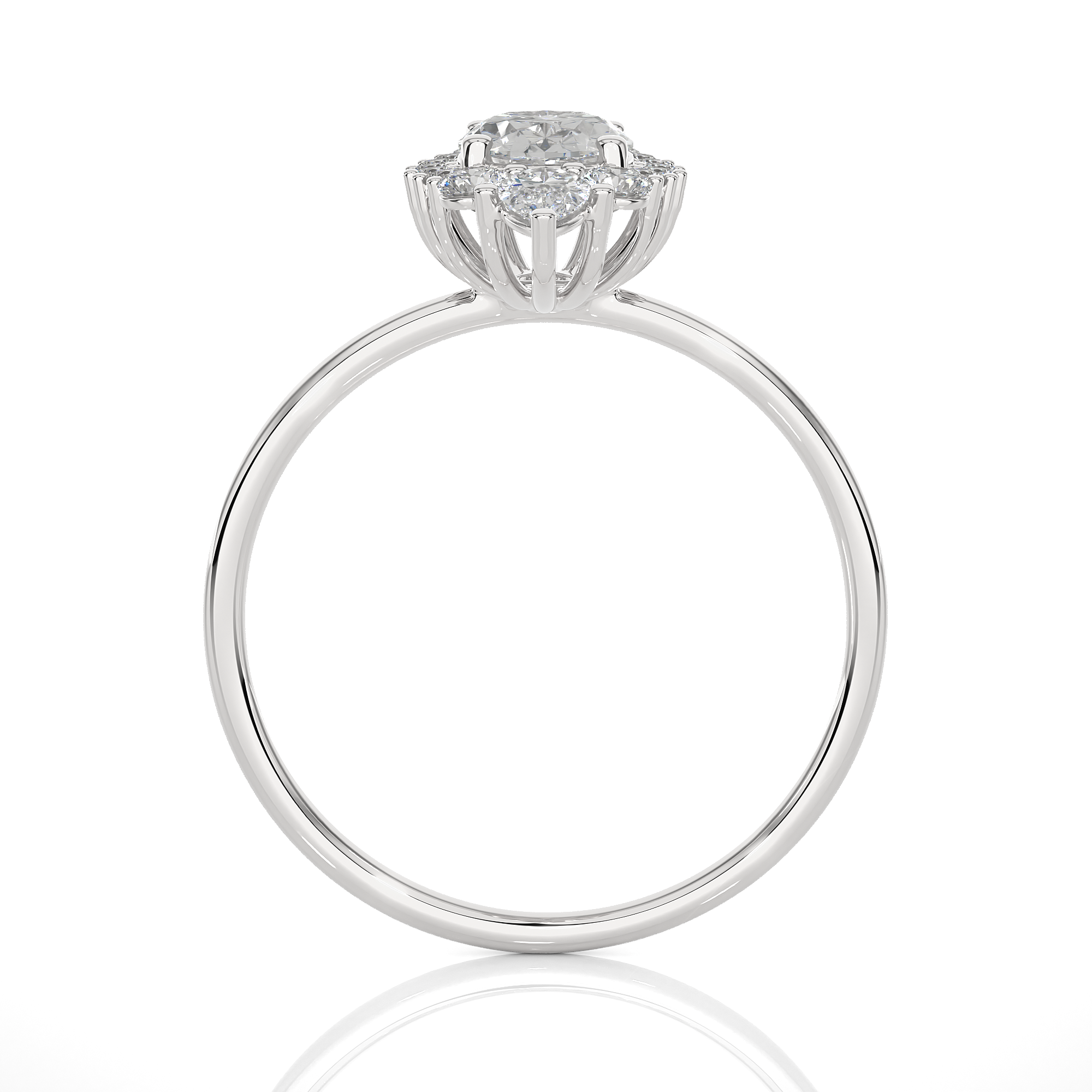 1 1/3 ctw Round Lab Grown Diamond Ring