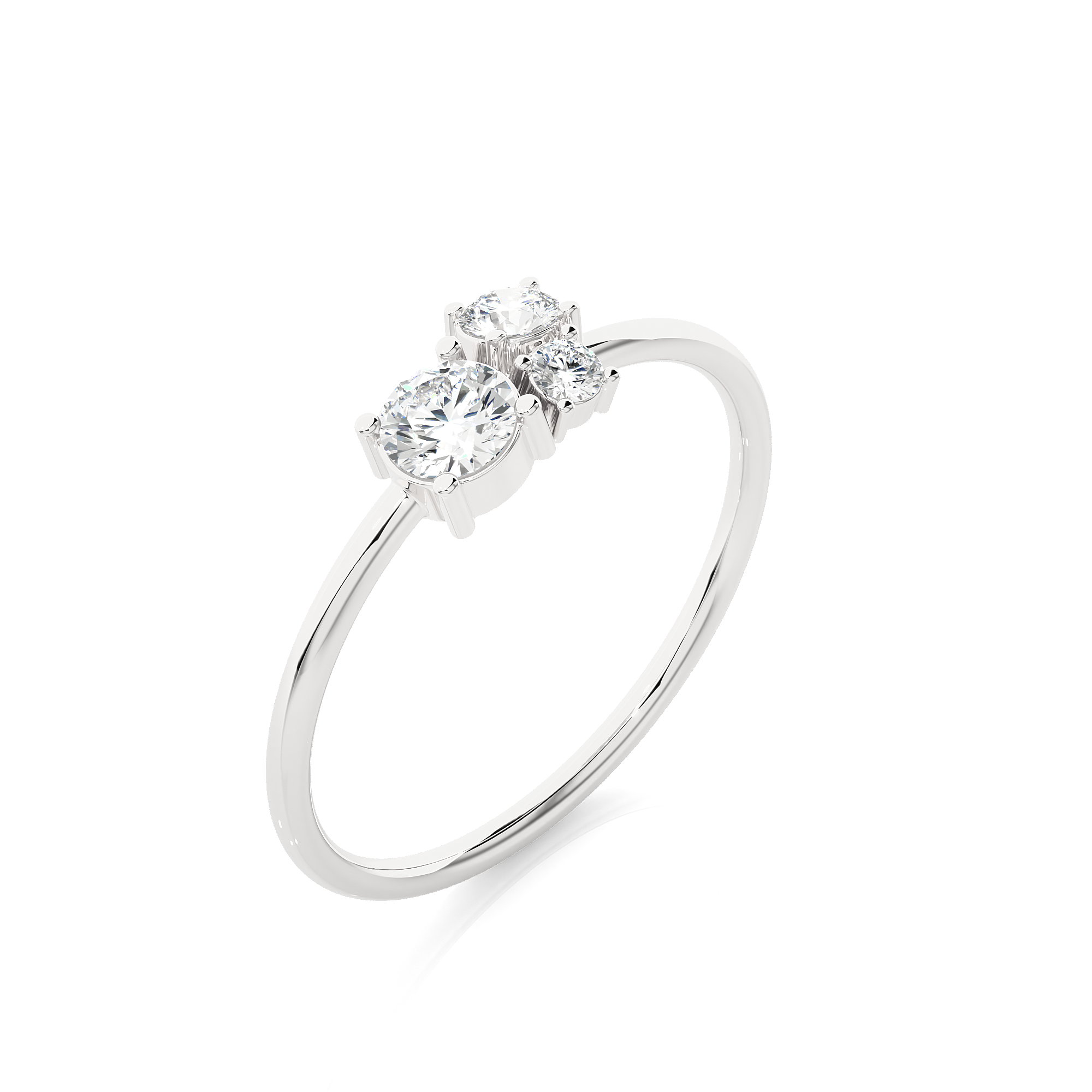1/3 ctw Round Lab Grown Diamond Ring