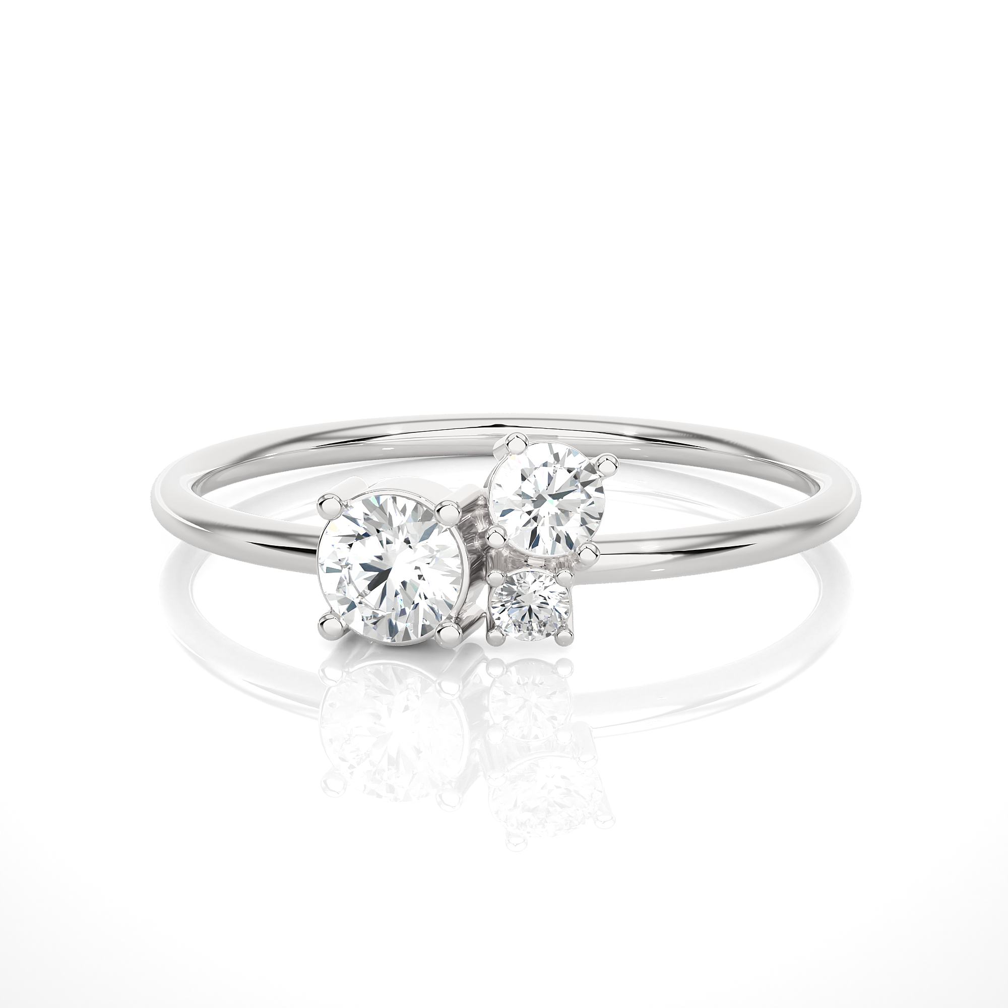 1/3 ctw Round Lab Grown Diamond Ring