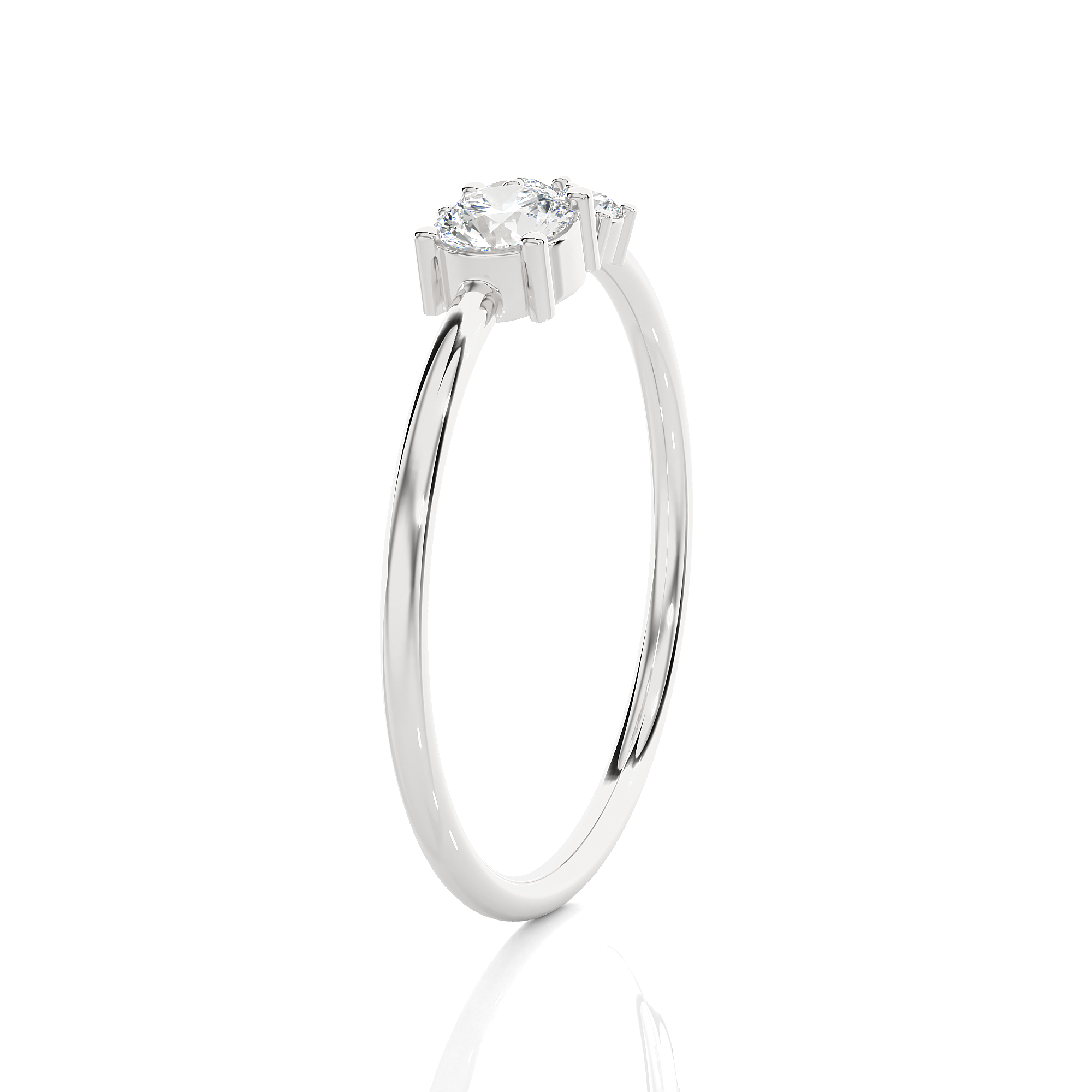 1/3 ctw Round Lab Grown Diamond Ring